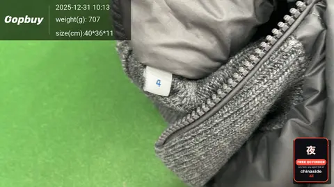 Knit Patchwork Down Jacket