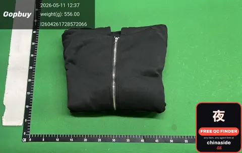 Black Zipper Hoodie