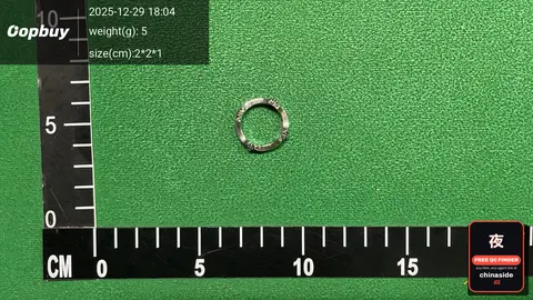 Crowe Ring S925 Cross Eternal Vintage Thai Silver Retro Niche Couple Ring