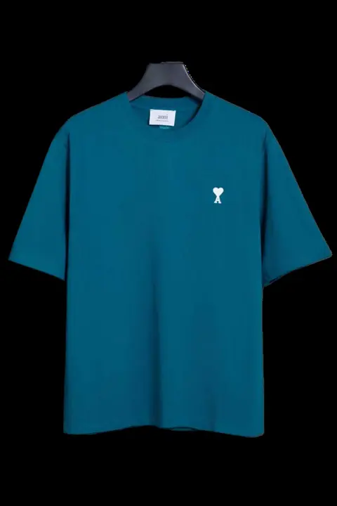 Ami Tee - Teal Heart Logo