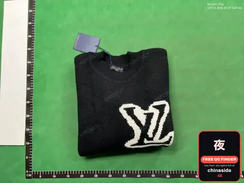 Jacquard Logo Pullover Sweater
