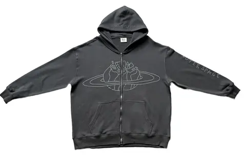 Broken Planet Zip Up Hoodie