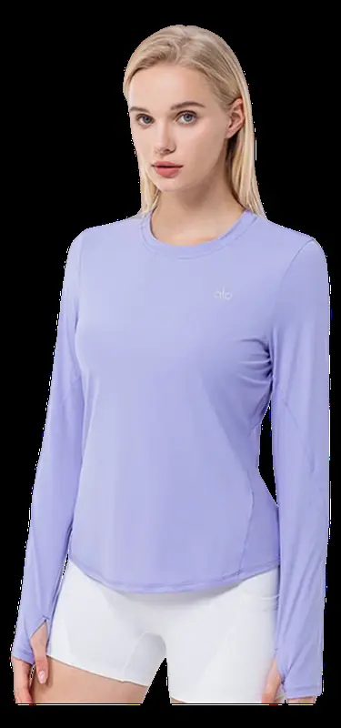 Alo Long Tee - Periwinkle