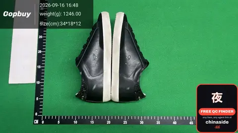 Black Leather Sneakers