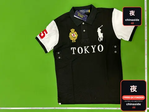 Lapel Embroidery T-Shirt