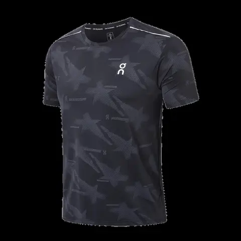 On Running Tee - Black Star Print