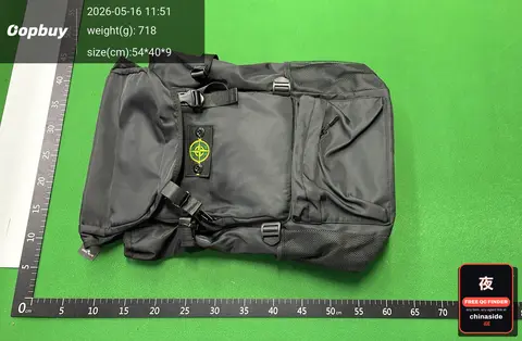 Yellow-Green Stripe Backpack