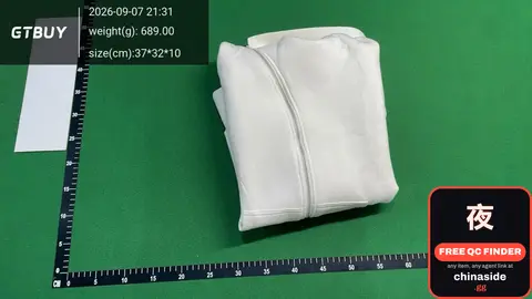 White Zip Hoodie