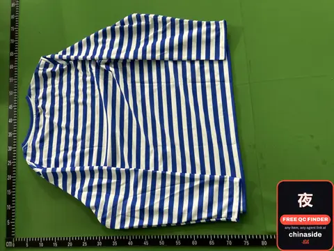 Blue and White Striped Shirt
