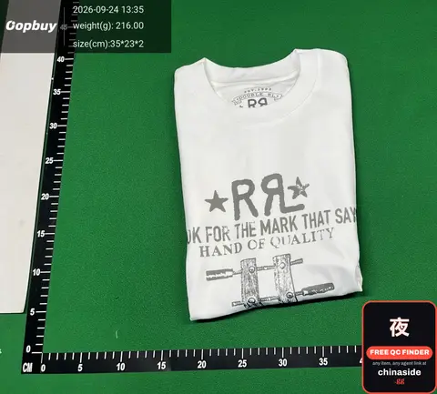 RRL Style Cotton T-Shirt