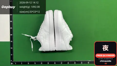 White Nike Air Force 1 Sneakers