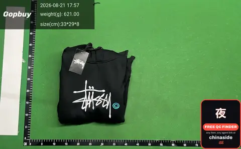 Lettering Fleece Hoodie