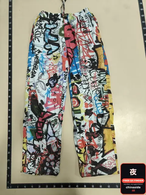 Graffiti Print Pants