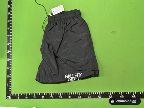 Letter Printed Ink Splash Shorts