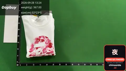 White T-Shirt with Red Camo Print