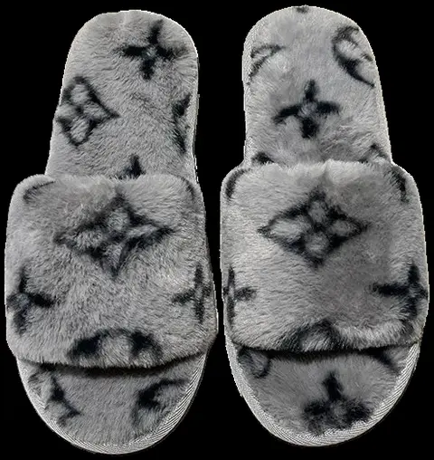 Louis Vuitton Fur Slides