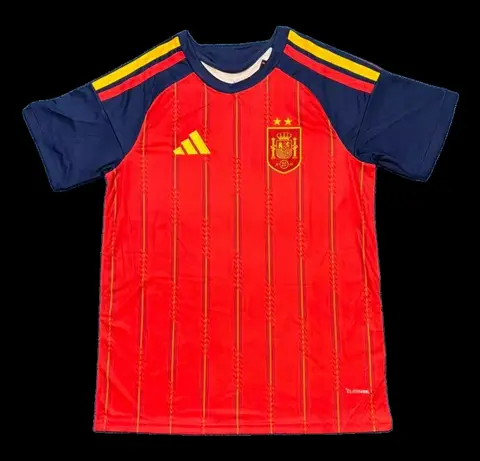 2026 World Cup Spain Home And Away Stars Fan Edition Jersey