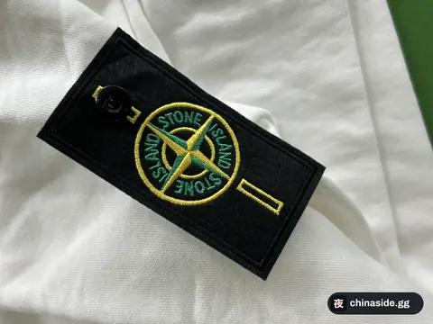 Stone Island Solid-Color Crew-Neck Badge Hoodie