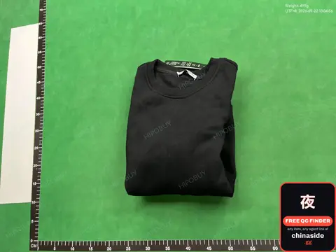 Black Crew Neck Sweatshirt