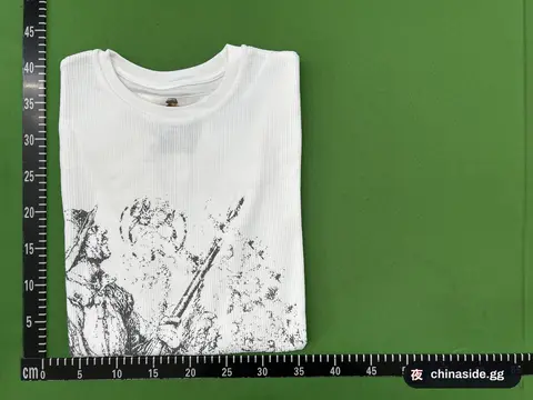 Waffle-knit Long-sleeve T-shirt