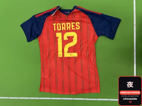 Spain Home Red Player's Edition Jersey