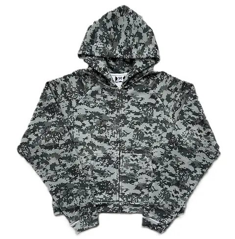 Mertra Camo Hoodie Black