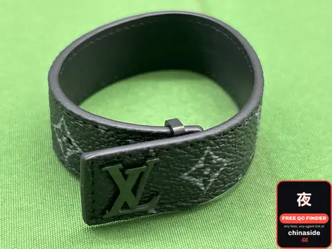Leather Letter Bracelet