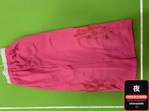 Purple Fake Two-Piece Pants
