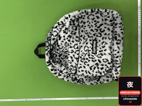 Supreme Leopard Print Backpack