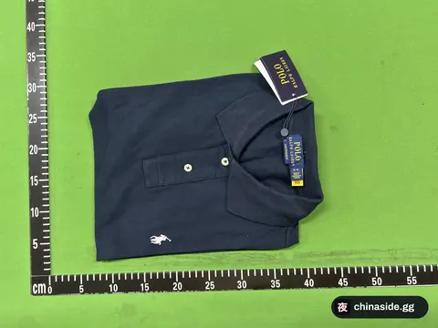 Lapel-Style Cotton T-Shirt