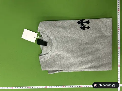 Cross Flocking Long Sleeves Shirt