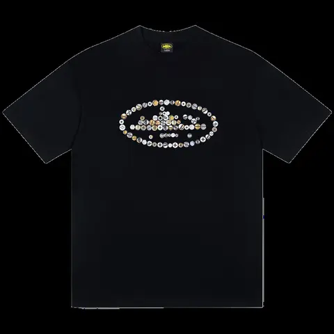 Corteiz Tee - Black Chain Alcatraz