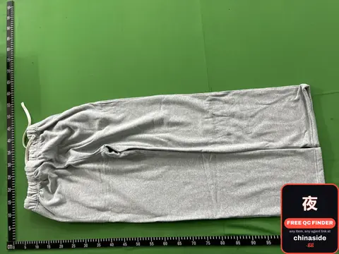 Flower Gray Straight Sweatpants