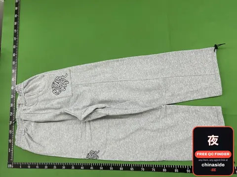 Embroidered Patchwork Pants And Hoodie Set