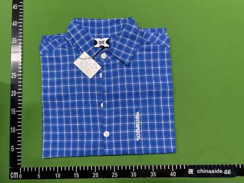 Plaid Short-Sleeve Shirt