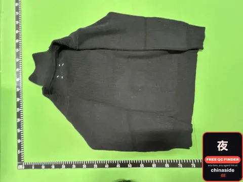 Four-Corner Half-Zip Turtleneck Sweater