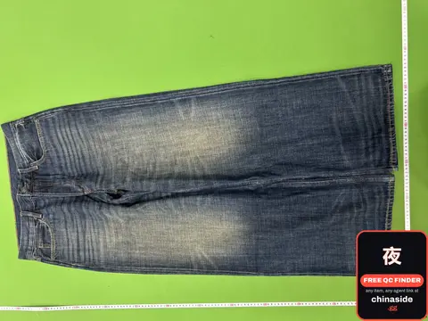 Acne Studios Style Distressed Denim Jeans