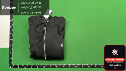 Black Iron Zipper With White Label