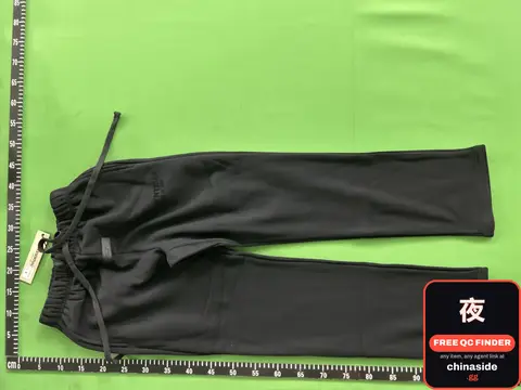 Black Straight Leg Set