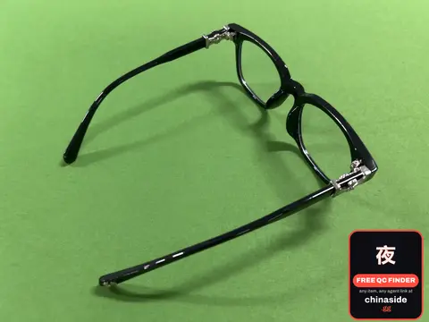 Black Frame Silver Anti-Blue Light Glasses