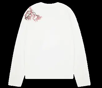 Derschutze "blossom" waffle Longsleeve white