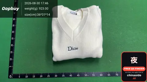 Dior V-Neck Sweater