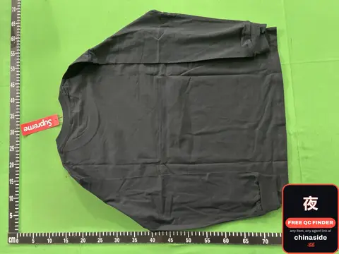 Supreme Black Long Sleeve T-Shirt