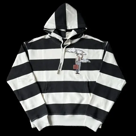 Derschutze "on air" Striped Hoodie