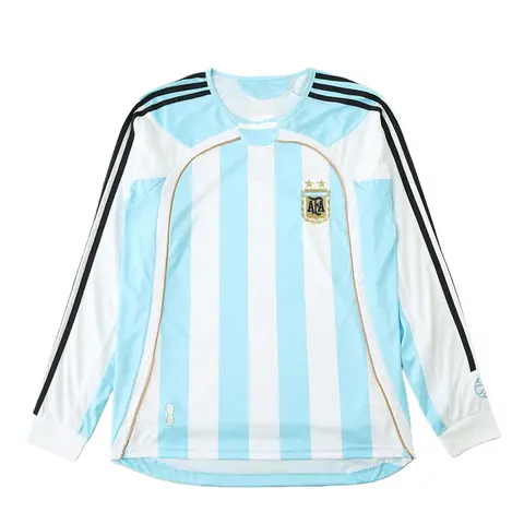 2006 season Argentina home Long sleeved retro Fan version