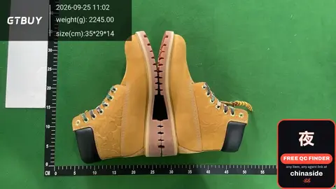Yellow Lace-Up Boots