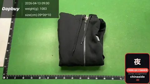 B Badge Zip-Up Hoodie