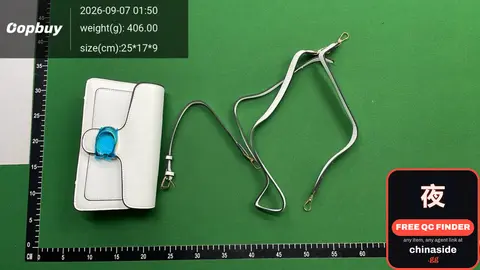 White Wallet With Strap