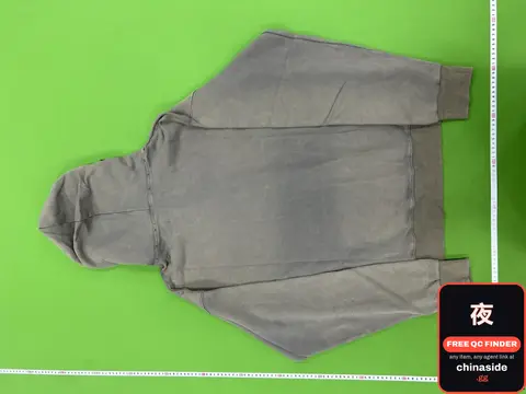 Distressed Wash Oversized Hoodie