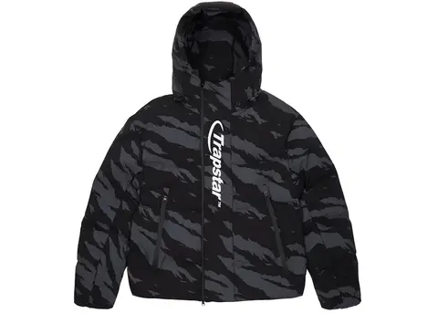 Trapstar Hyperdrive Puffer (Black Tiger Camo)